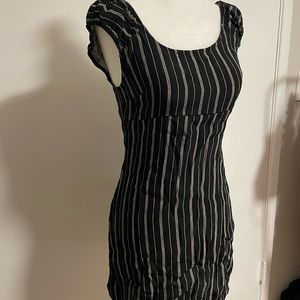 Vintage After Party black and white stripe dress by nasty gal